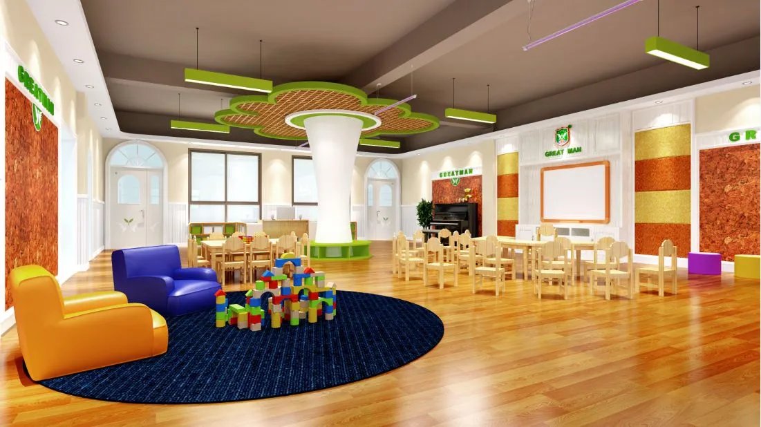 幼儿园设计装修案例  幼儿园装修多少钱一平