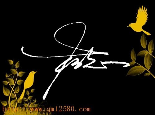 求艺术签名：我叫杨志。谢谢各位