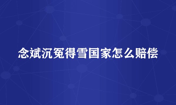 念斌沉冤得雪国家怎么赔偿