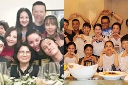 北电96级聚会照  晓明哥为于嘉萌打call