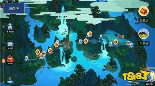 剑网3指尖江湖风景点一览 已知宝箱合集解析