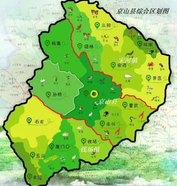 湖北京山县有哪几个镇