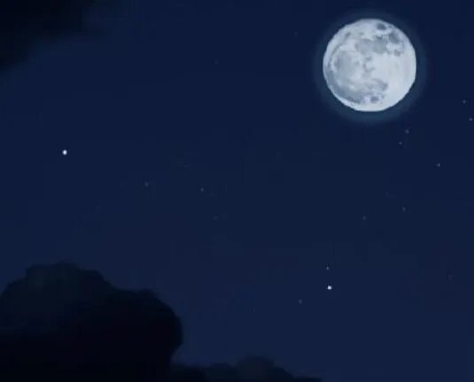 2020年双星伴月图片 双星伴月唯美真实照片汇总