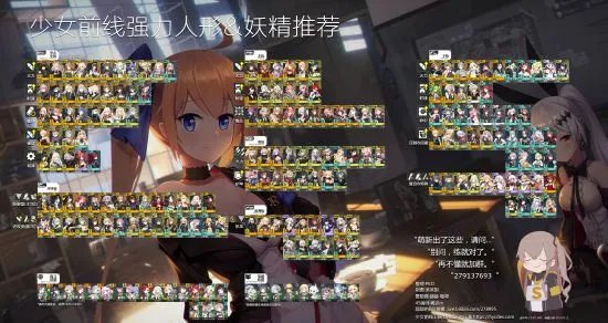 少女前线强力人形推荐 练哪些角色
