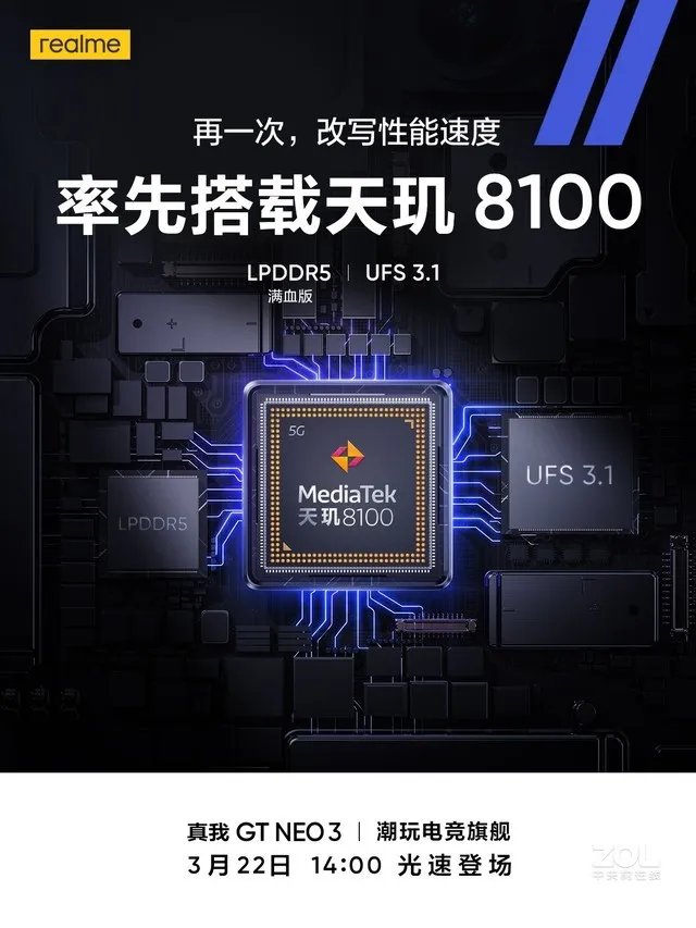 新技术光速秒充电realme GT Neo3仅2699