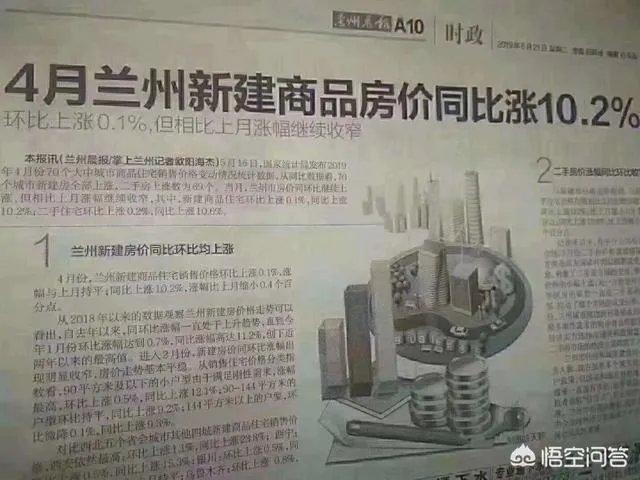 2019年第19周兰州新房成交均价7453元/㎡ 环比上涨5.4%, 你怎么看?