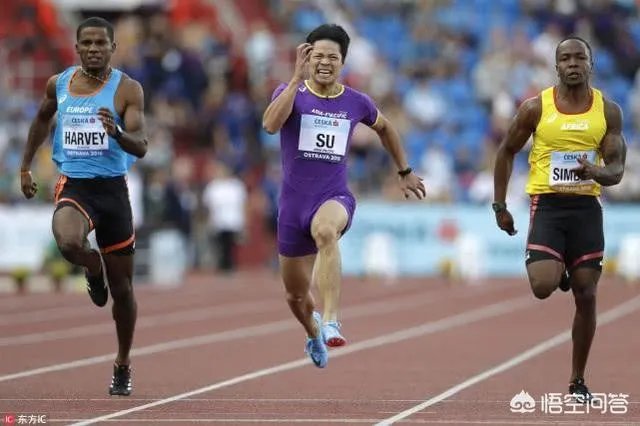 2018田径洲际杯百米大战,苏炳添一直领先,但怎样在最后一瞬被反超0.02秒?