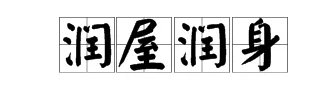 润组成语四字词语