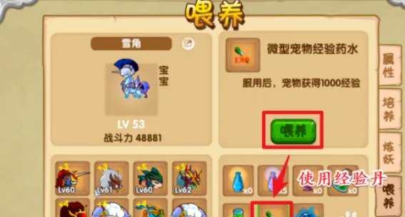 造梦西游ol宠物怎么升级快