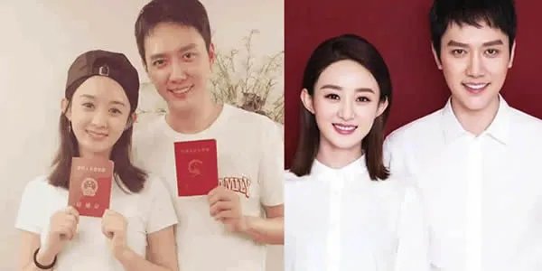 赵丽颖老公是谁 结婚照