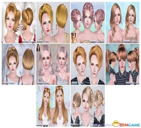 模拟人生3 发型MOD合集 一键安装版
