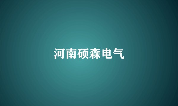 河南硕森电气