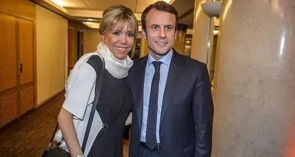 法国马克龙妻子年轻时照片