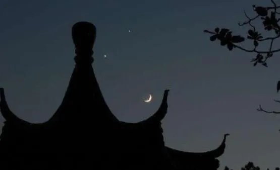 2020年双星伴月图片 双星伴月唯美真实照片汇总