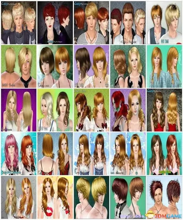 模拟人生3 发型MOD合集 一键安装版