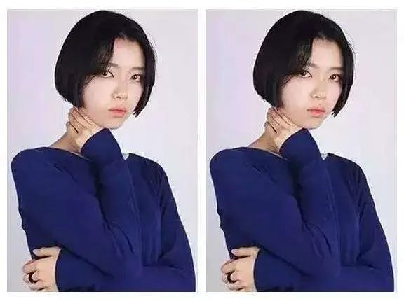 头发少脸方的女生适合什么发型图片