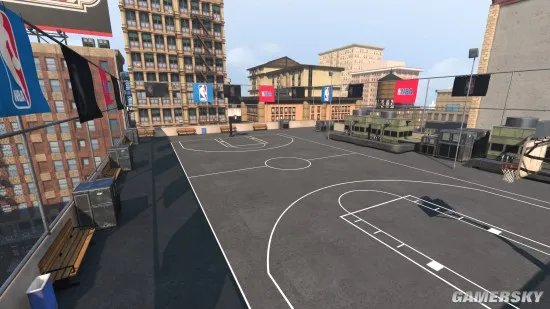 《NBA2KOL2》球场大图 热血与汗水的赛场舞台