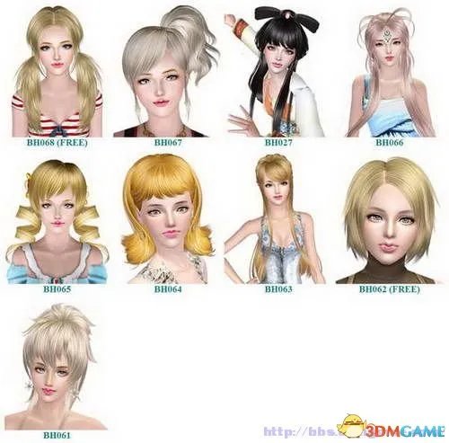 模拟人生3 发型MOD合集 一键安装版