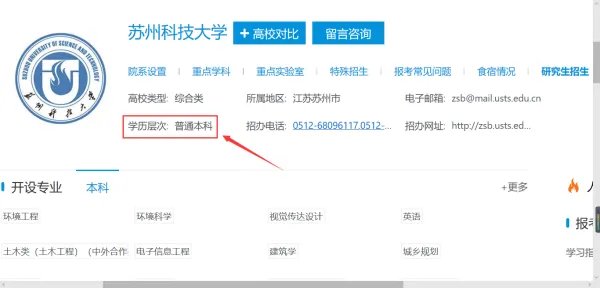 苏州科技学院是几本,怎样查是几本