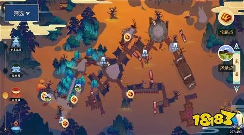 剑网3指尖江湖风景点一览 已知宝箱合集解析