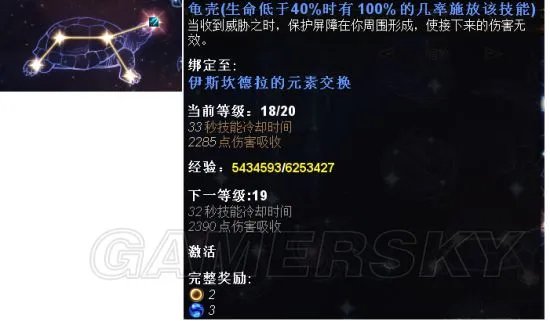 《恐怖黎明》法师加点及星座装备选择 元素德鲁伊加点