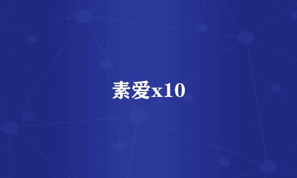 素爱x10