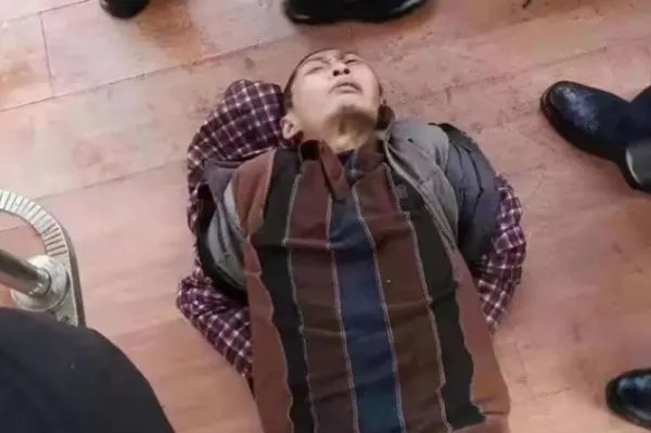 越狱犯朱贤健被抓的时候是什么反应?