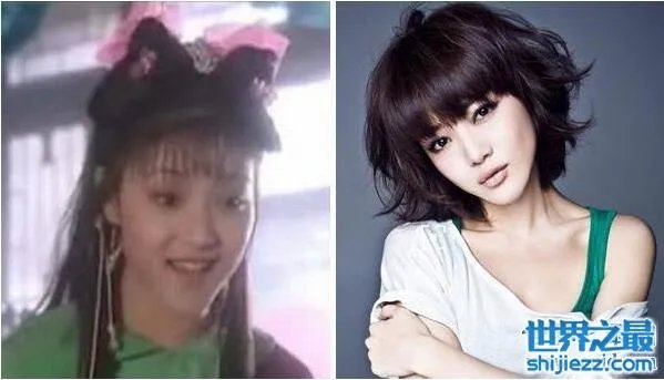 邓家佳整容前后照片对比，以前的唐悠悠完全看不见了 