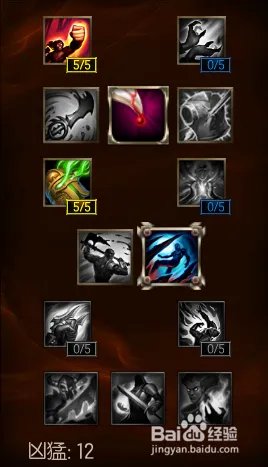 英雄联盟s6赛季皇子打野天赋推荐加点