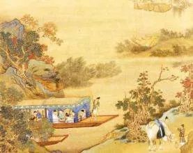 “浮天水送无穷树,带雨云埋一半山”的意思是什么?