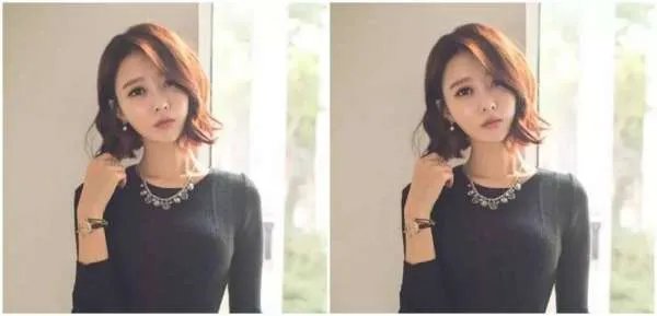 头发少脸方的女生适合什么发型图片