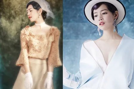 陈妍希晒捧花照笑容超美 复古写真曝光显优雅