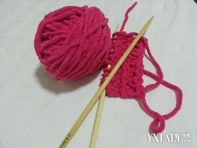 织围脖的教程一分钟教会你怎么织围脖