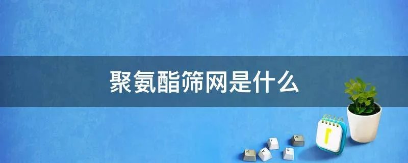 聚氨酯筛网是什么