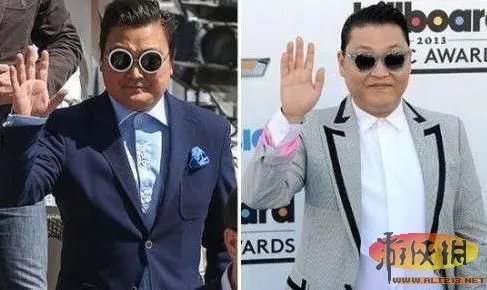 假鸟叔现身戛纳骗吃骗喝 接受采访合影邦女郎