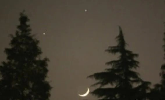 2020年双星伴月图片 双星伴月唯美真实照片汇总