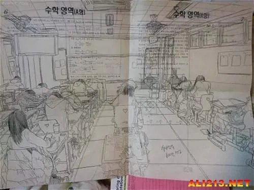 杜甫涂鸦算什么？看韩国考生在试卷上的终极涂鸦