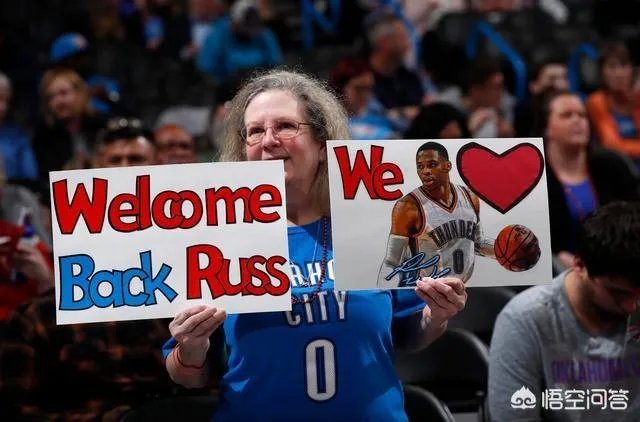 威少重回雷霆主场拿到34分5助攻，赛后主动跟保罗，亚当斯等人拥抱，你怎么看？