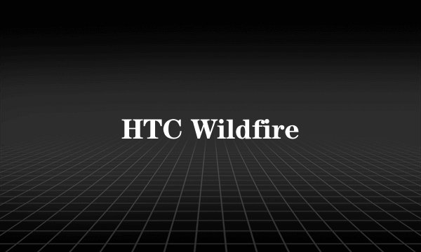 HTC Wildfire