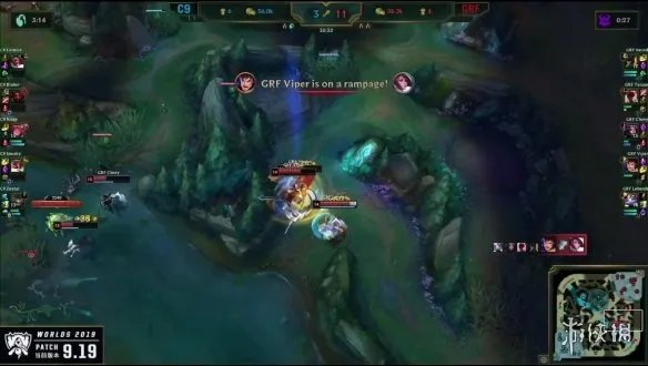 S9：C9 vs GRF GRF乘胜追击 C9老将最终不敌新军！