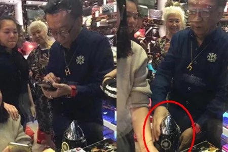 侯耀华儿子疑发声 老男人遭遇蛇精脸女徒弟