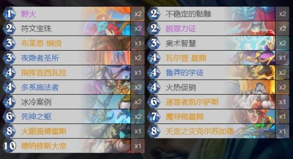炉石传说法师最强卡组2022
