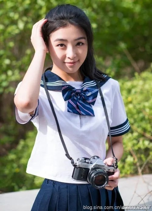 九大国民女星清纯校服照 制服才是宅男的真爱