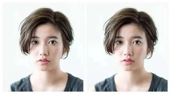 头发少脸方的女生适合什么发型图片