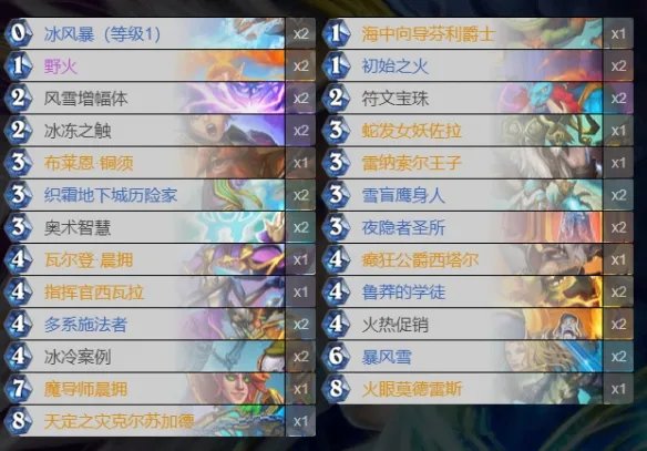 炉石传说法师最强卡组2022