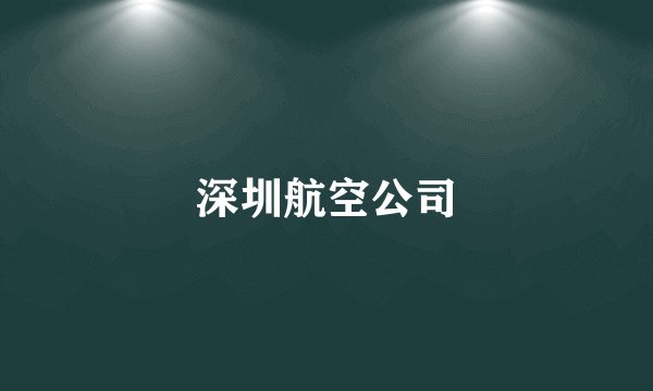 深圳航空公司