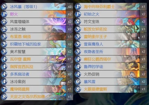 炉石传说法师最强卡组2022