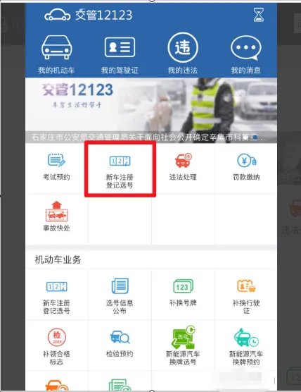 自选车牌号查询系统