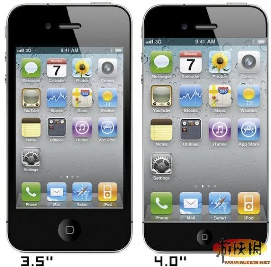 最新消息：iPhone 5将发布三款不同尺寸的版本