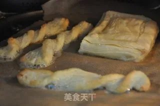 自制244层酥皮 菠萝布丁丹麦酥 及 奶酪酥条